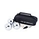 Boules set - 3 Kugeln in schwarzer Tasche