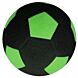 Gummifußball für Straße Größe 5 Grün-Schwarz