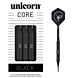 Unicorn Core Plus Black Softtip Dartpfeile 19 g