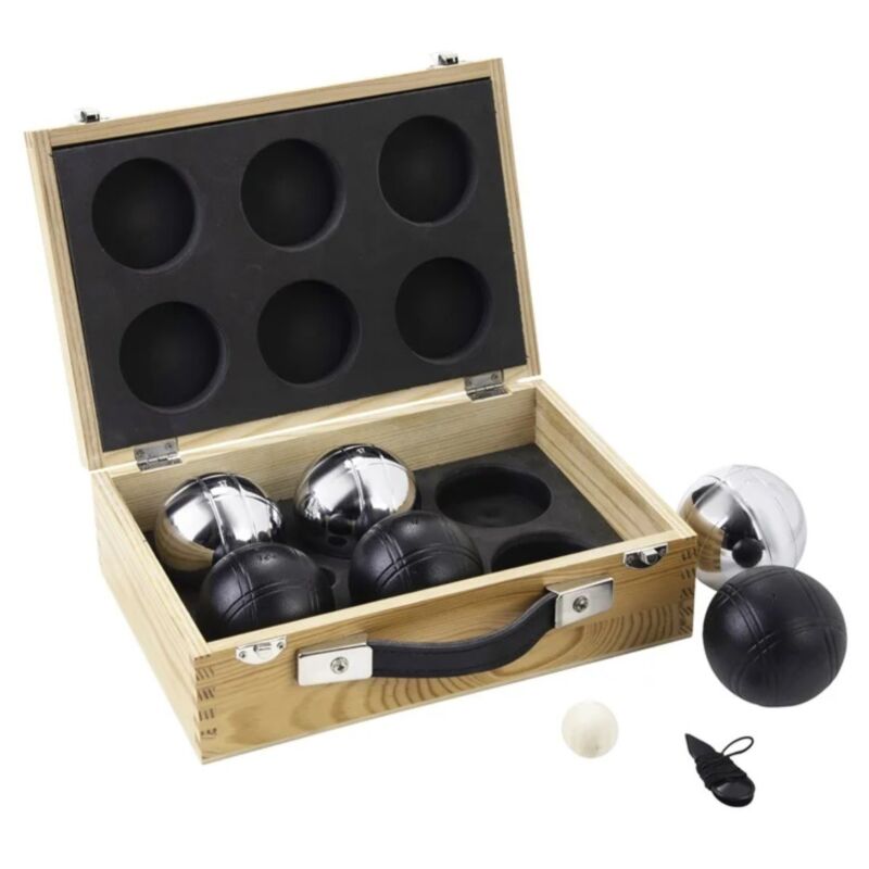 Boules Set – 6 Kugeln im luxuriösen Koffer
