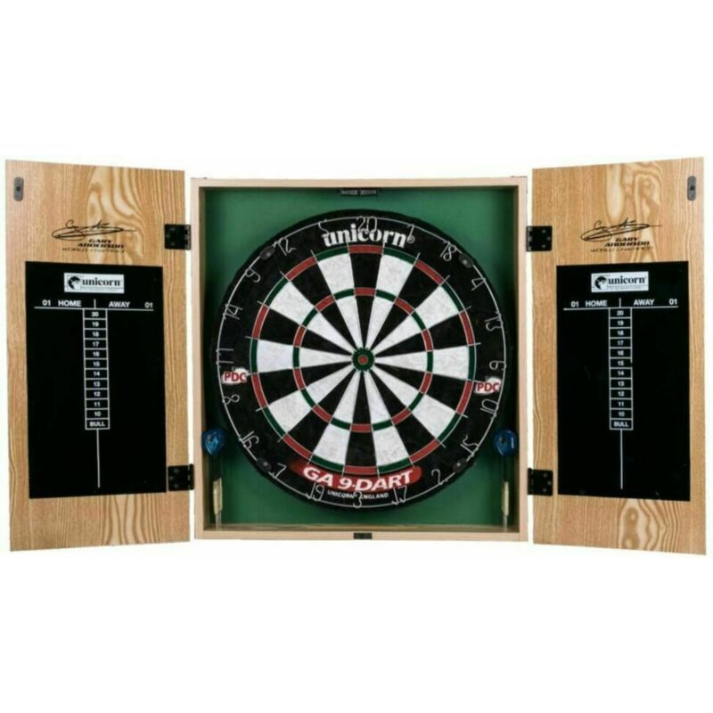 Dartboard Cabinet Set Gary Anderson