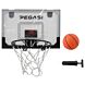 Pegasi Mini-Basketball-Rückwand mit Tür LED 45x30cm