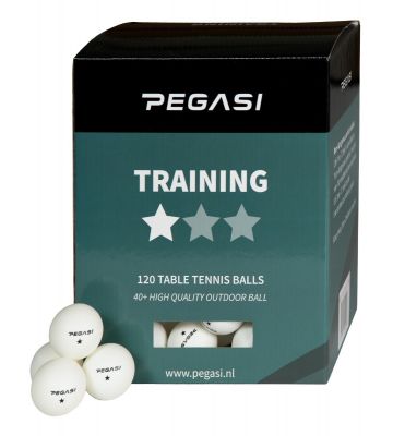 Pegasi 1-Stern Tischtennisbälle 120Stk. Weiß