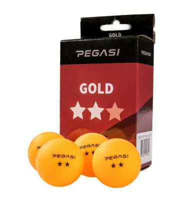 Pegasi 2-Sterne Tischtennisbälle 6 Stk. Orange