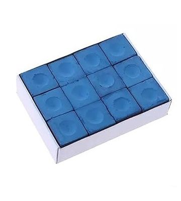 Biljart krijt Blauw 12st.