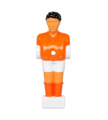 Kickertischpuppe Pegasi | Orange-weiß | 12.7
