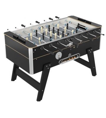 Kickertisch Deutscher Meister | Grande Luxe Schwarz| Münzeinsatz