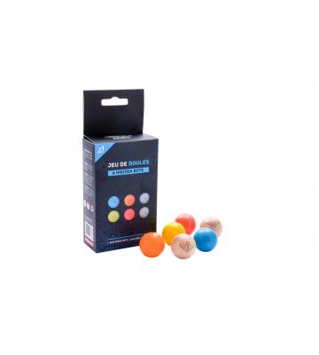 Luxe houten Jeu de boules buts set 6st.