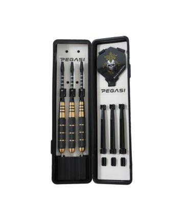 Pegasi Dartpfeile Set 22 g Golden Skull