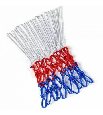 Pegasi Basketballnetz weiß/rot/blau 150gr.