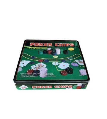 Pegasi Pokerset 500 Chips in Metalldose