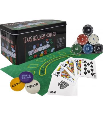 Pegasi Pokerset 200 Chips in Metalldose