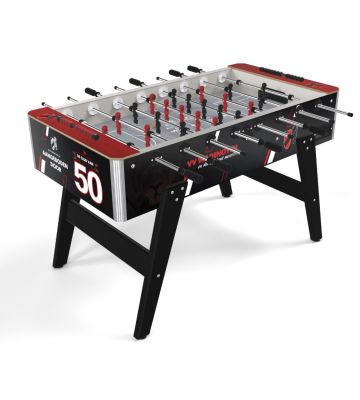 Bedruckter Kickertisch Deutscher Meister | Profi | Schwarz