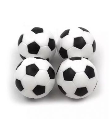 Tischfußballbälle Pegasi | Schwarz und Weiß 32mm (pro 6 Stück)