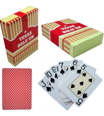 Pegasi Pokerkarten 100 % Kunststoff | Rot