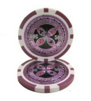 Ultimativer Pokerchip 11,5g - Wert 500 - 25Stk.