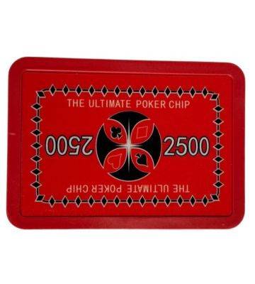 Ultimate Poker Plaque 16g – Wert 2500 – 10 Stück.