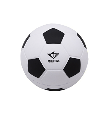 Fußball soft foam schwarz-weiß