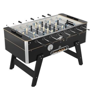 Kickertisch Deutscher Meister | Grande Luxe Schwarz| Münzeinsatz