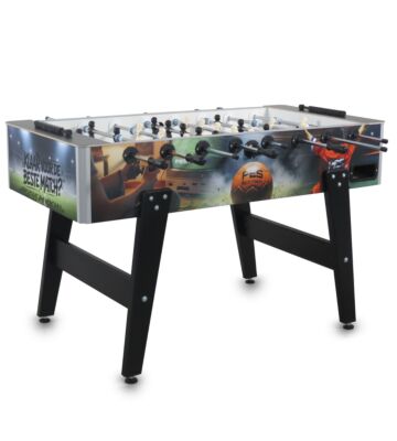 Bedruckter Kickertisch Deutscher Meister | Profi | Schwarz