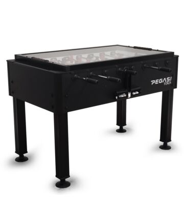 Kickertisch Pegasi | Forza Pro Black | Glasplatte