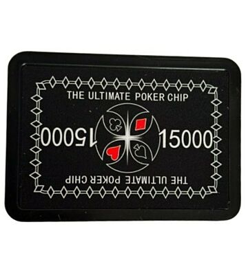 Ultimate Poker Plakette 16 g – Wert 15.000 – 10 Stück.