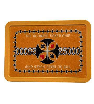 Ultimate Poker Plaque 16g – Wert 25000 – 10 Stück.