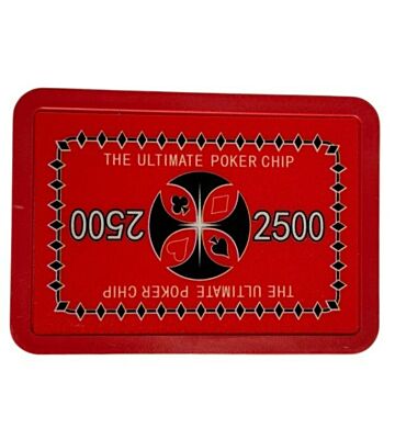 Ultimate Poker Plaque 16g – Wert 2500 – 10 Stück.