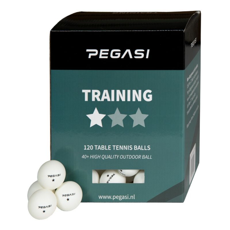 Pegasi 1-Stern Tischtennisbälle 120Stk. Weiß