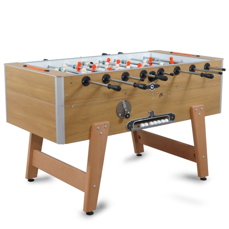 Kickertisch Deutscher Meister | Grande Luxe Eichen | Münzeinsatz