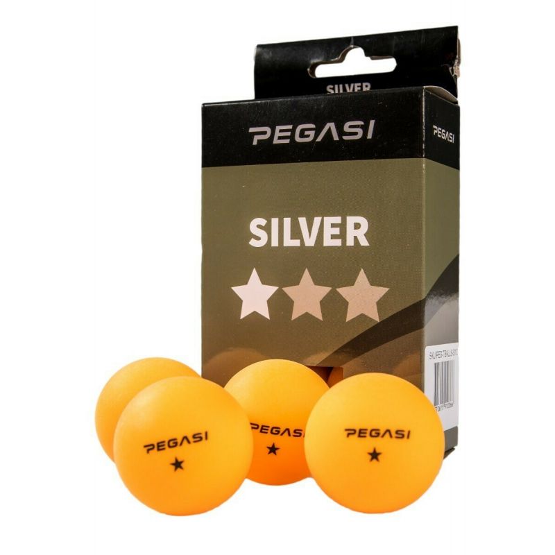 Pegasi 1-Stern Tischtennisbälle 6Stk. Orange
