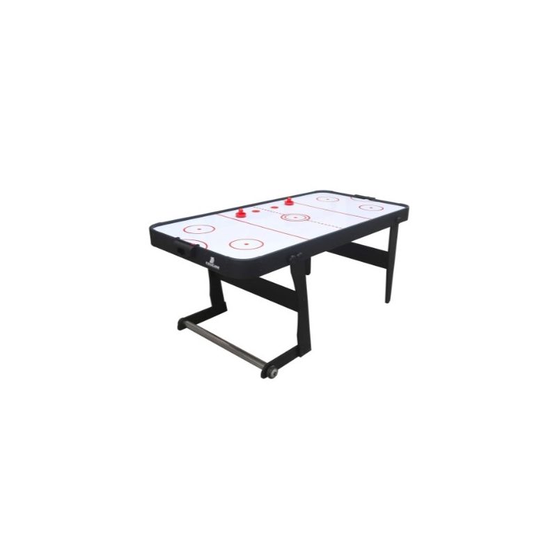 Airhockeytisch Icing zusammklapbar 6 ft Schwarz