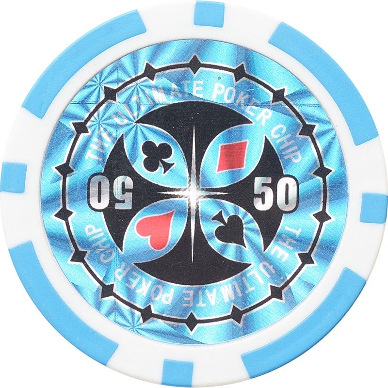 Ultimativer Pokerchip 11,5g - Wert 50 - 25Stück.