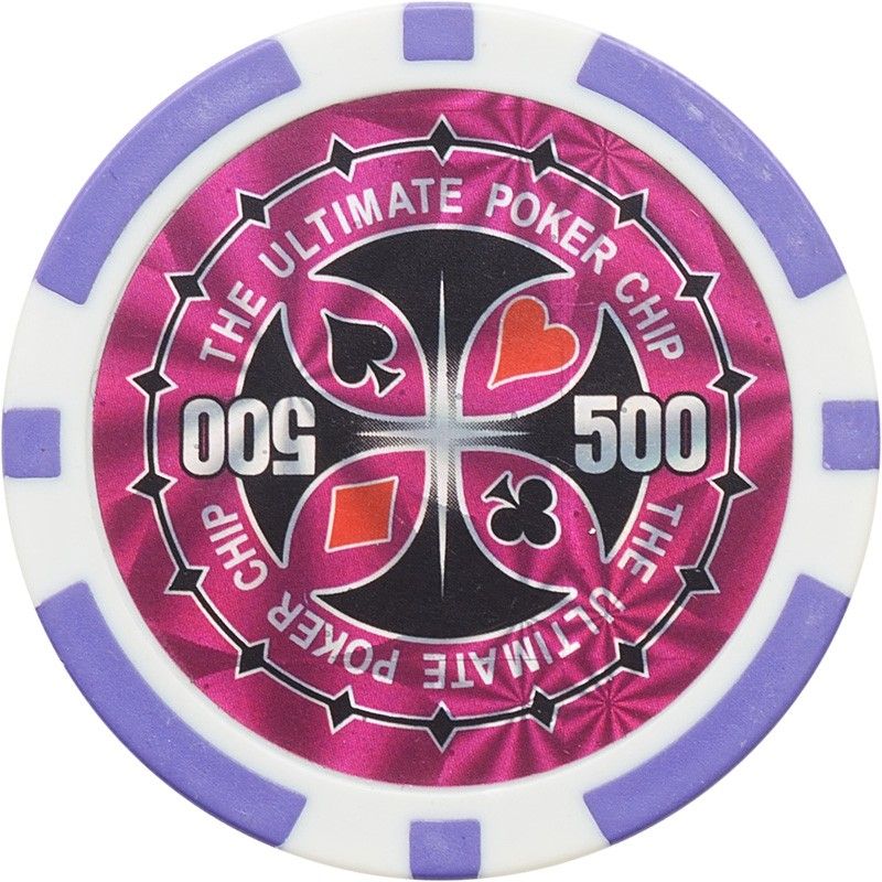 Ultimativer Pokerchip 11,5g - Wert 500 - 25Stk.