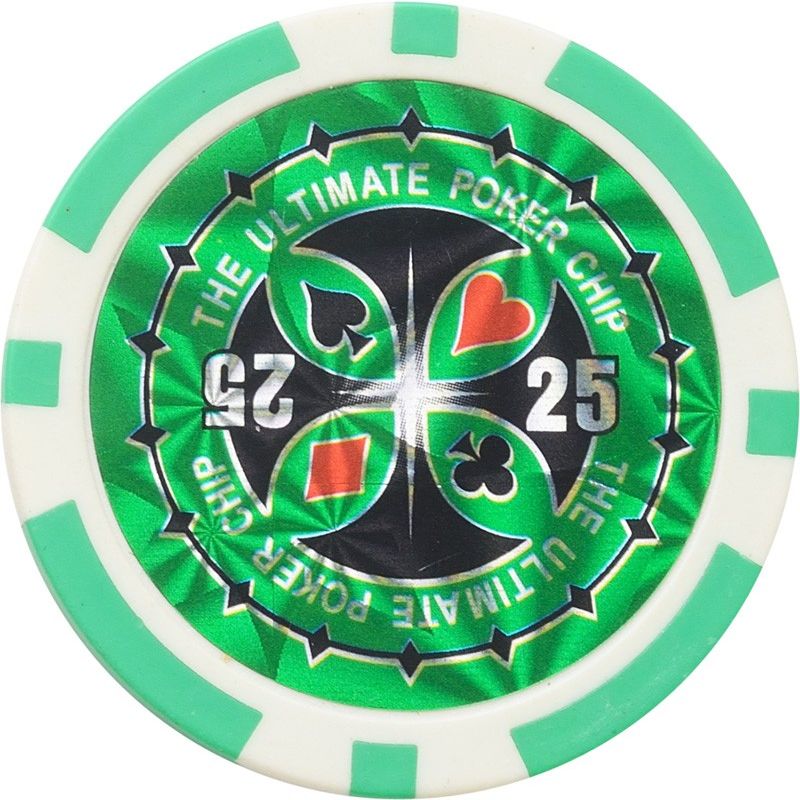 Ultimativer Pokerchip 11,5g - Wert 25 - 25Stück.