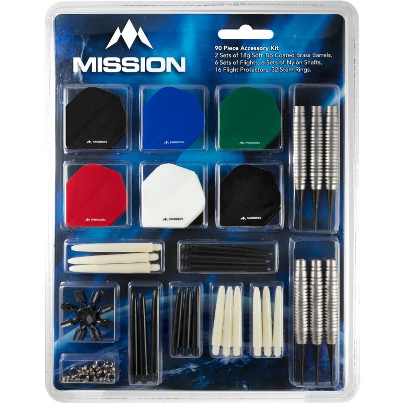Softtip darts accessoires kit 90 Mission 