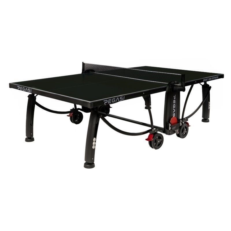 Tischtennisplatte Pegasi 1000 Outdoor Schwarz