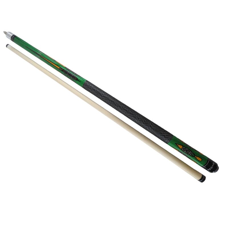 Premium Billardqueue Pegasi 146cm 2-teilig Grün