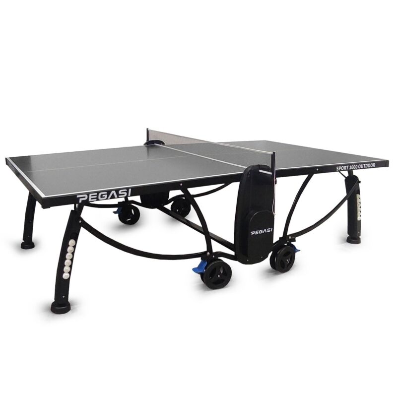 Tischtennisplatte Pegasi 1000 Outdoor Schwarz