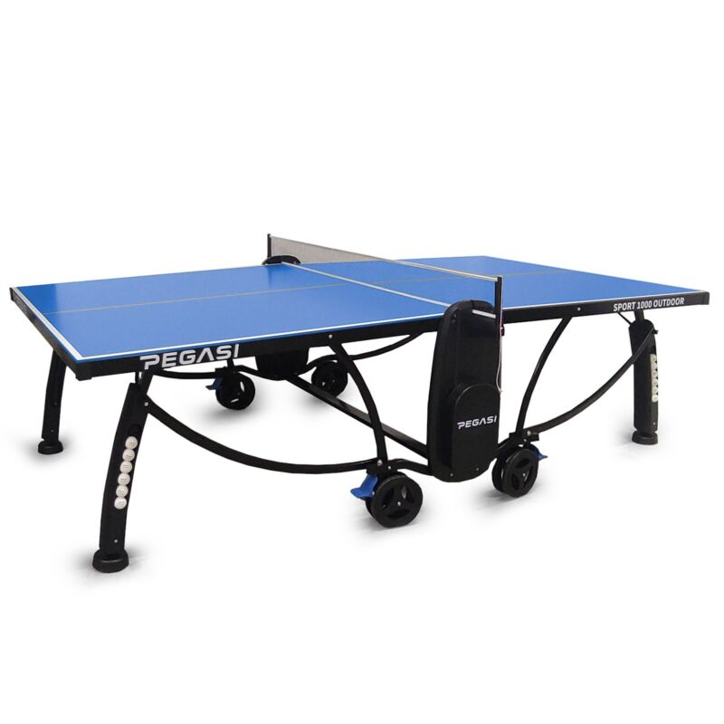 Tischtennisplatte Pegasi 1000 Outdoor Blau