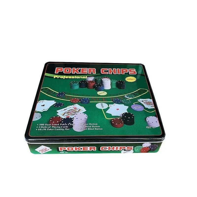 Pegasi Pokerset 500 Chips in Metalldose