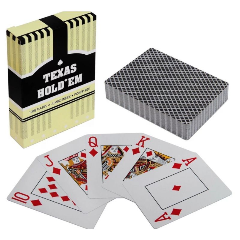 Pegasi Pokerkarten 100% Plastik | Blau