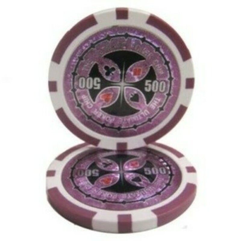 Ultimativer Pokerchip 11,5g - Wert 500 - 25Stk.