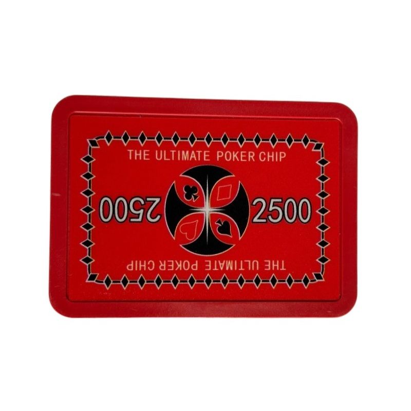 Ultimate Poker Plaque 16g – Wert 2500 – 10 Stück.
