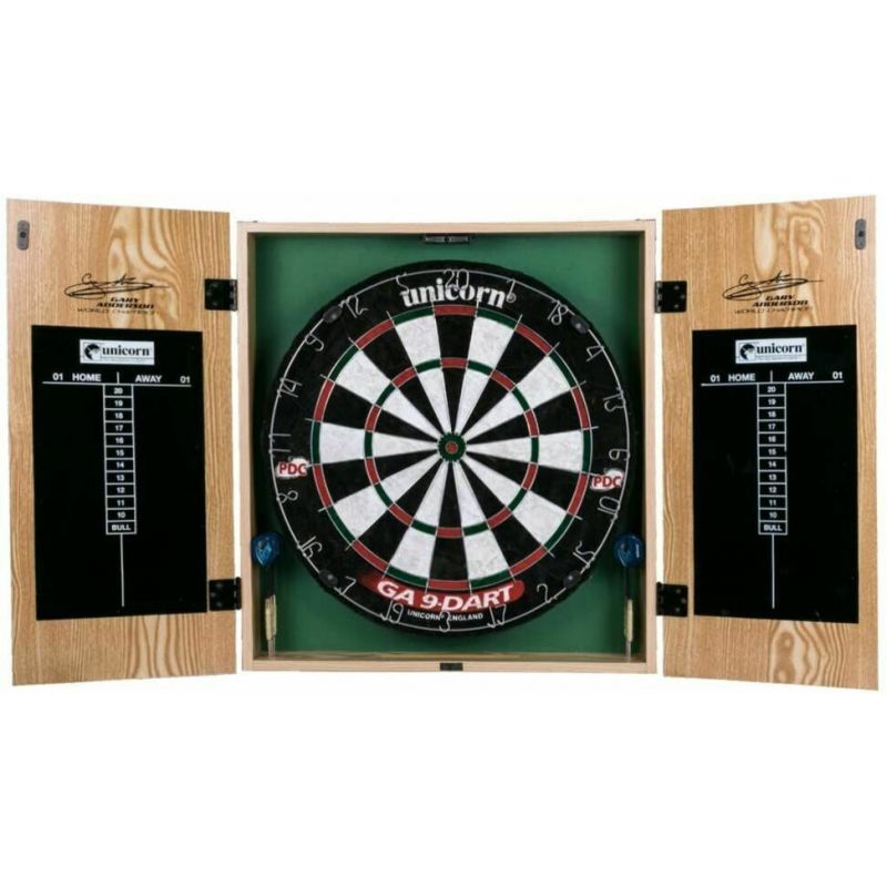 Dartbord cabinet set Gary Anderson 