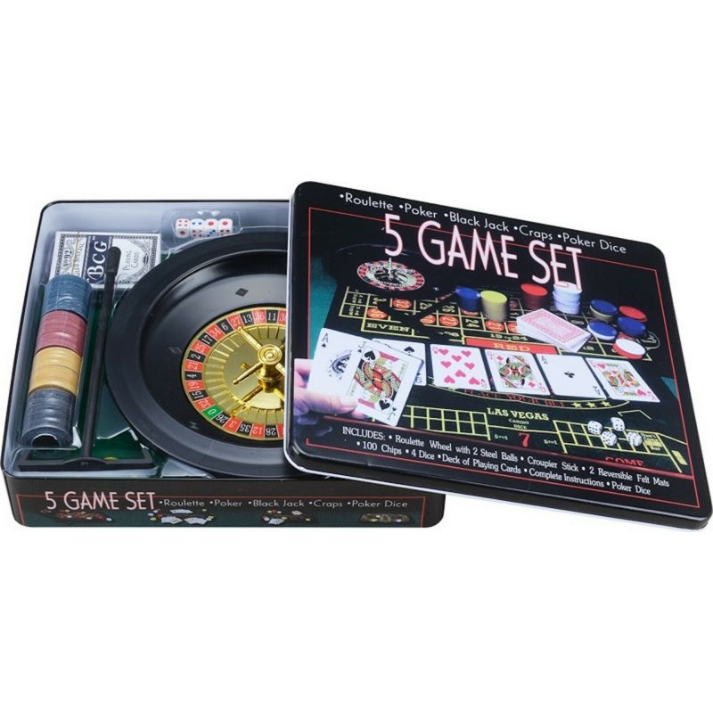 Pegasi 5-in-1 Casino-Set